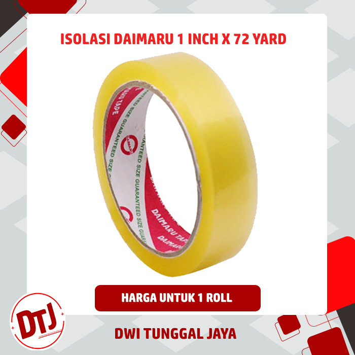 

Isolasi / Selotip Daimaru Tape 1 in x 72 Yard