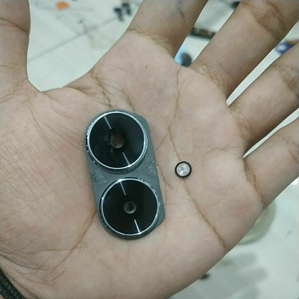 kaca kamera plus flash bekas realme note 60
