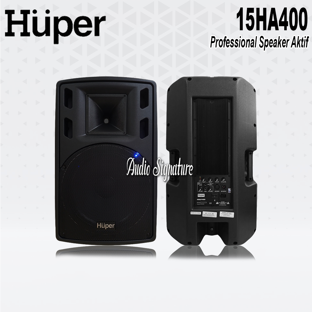 Speaker Aktif 15 Inch HUPER 15HA400 | 15 HA400 | 15 HA 400 Original
