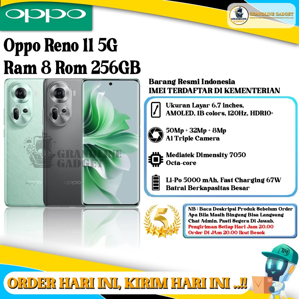 0 P P 0 Reno 11 5G Ram 8 Rom 256GB