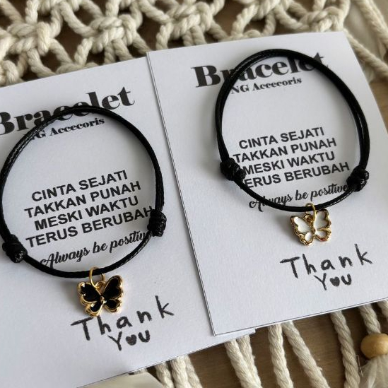 Gelang Kupu Korean Style Gelang Kupukupu Korea Gelang Kupu2 Wanita Gelang Vintage ||Gelang Persahaba