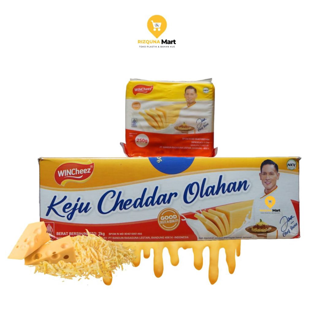

wincheez keju cheddar olahan 250gr