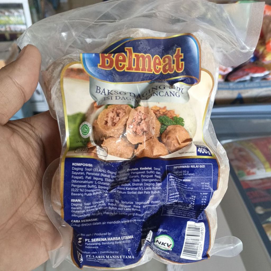 

Belmeat Bakso Daging Sapi 400gr