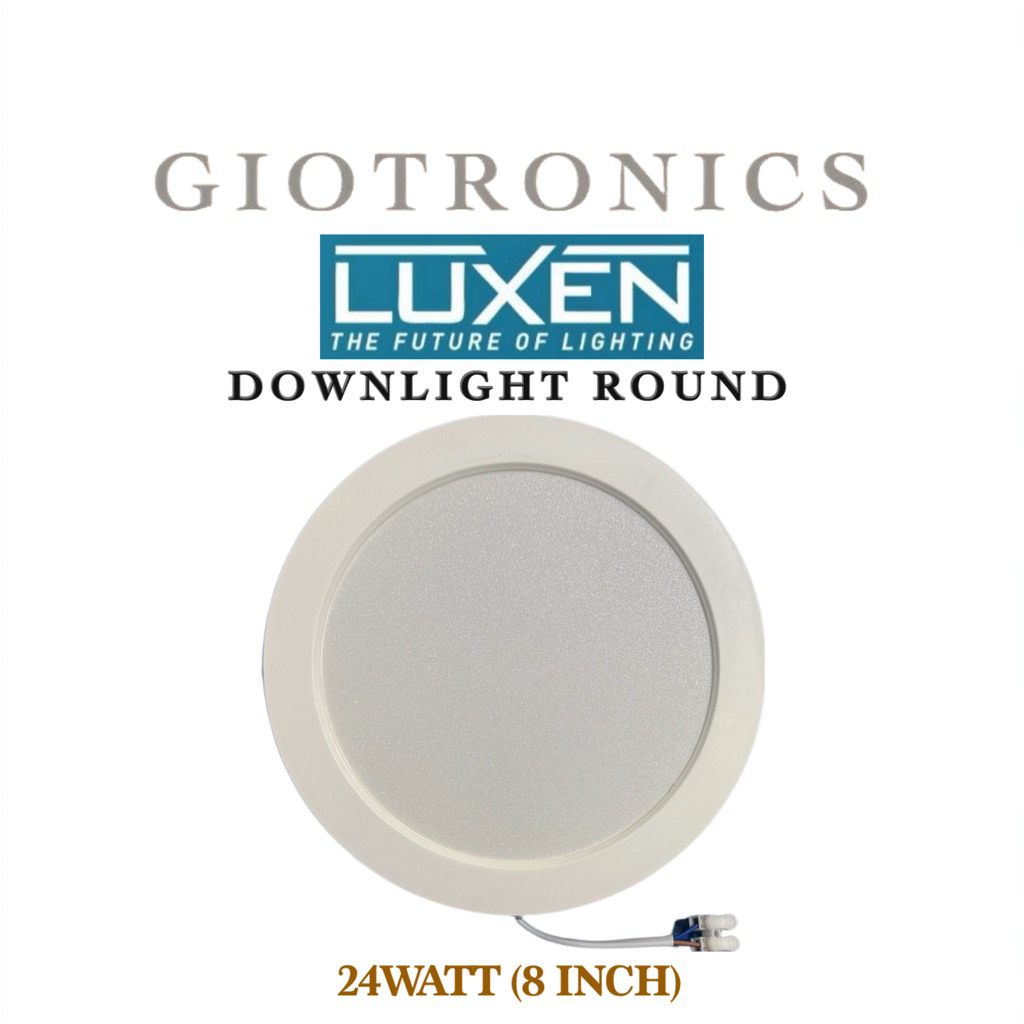 LED Ceiling 24Watt Bulat IB Tanam Lampu Plafon LUXEN Galaxy Bulat Downlight