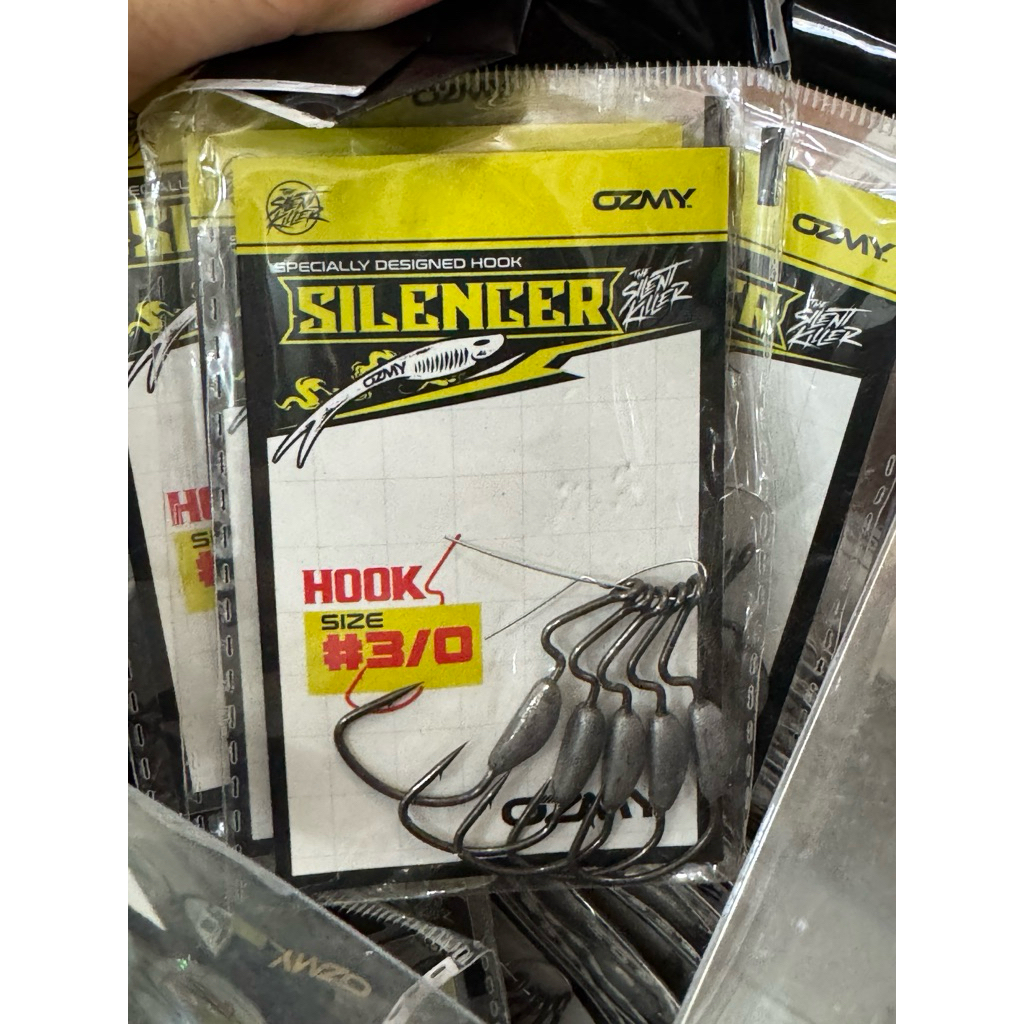 Worm hook Ozmy soft lure silencer paddle pop