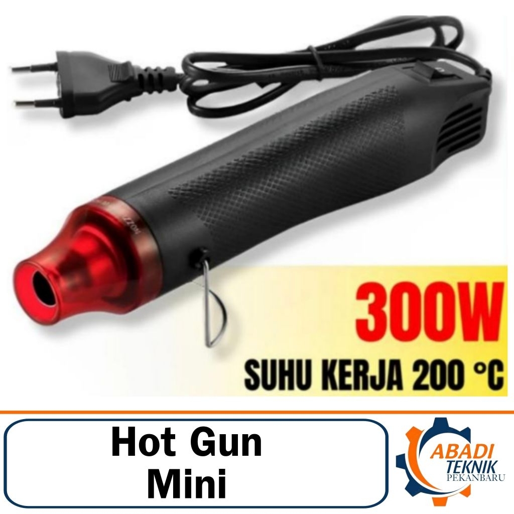 Mini Hot Gun Heat Gun Low Watt 300 Watt HotGun Alat Pemanas Heatgun