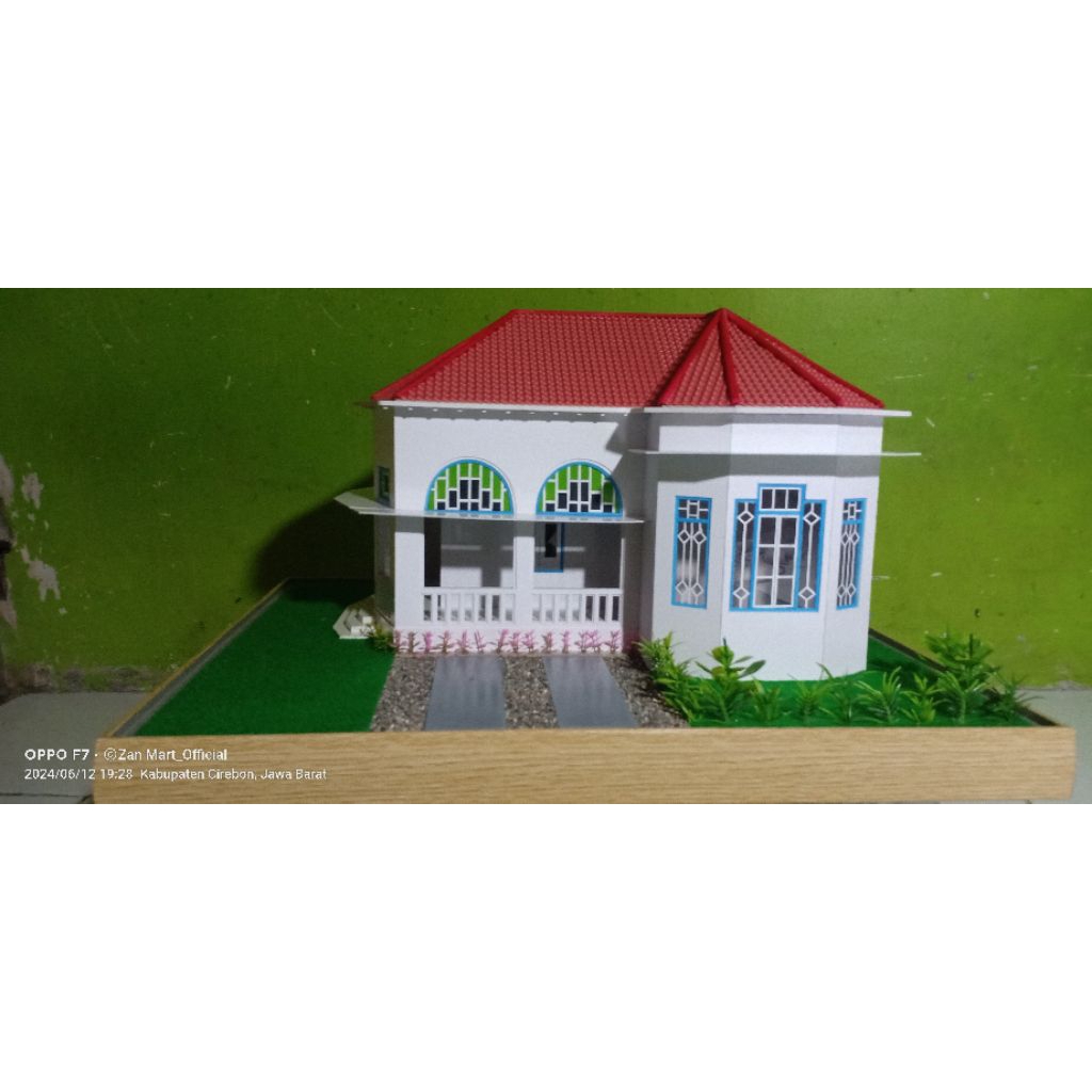 Maket rumah klasik jaman belanda peninggalan kolonial