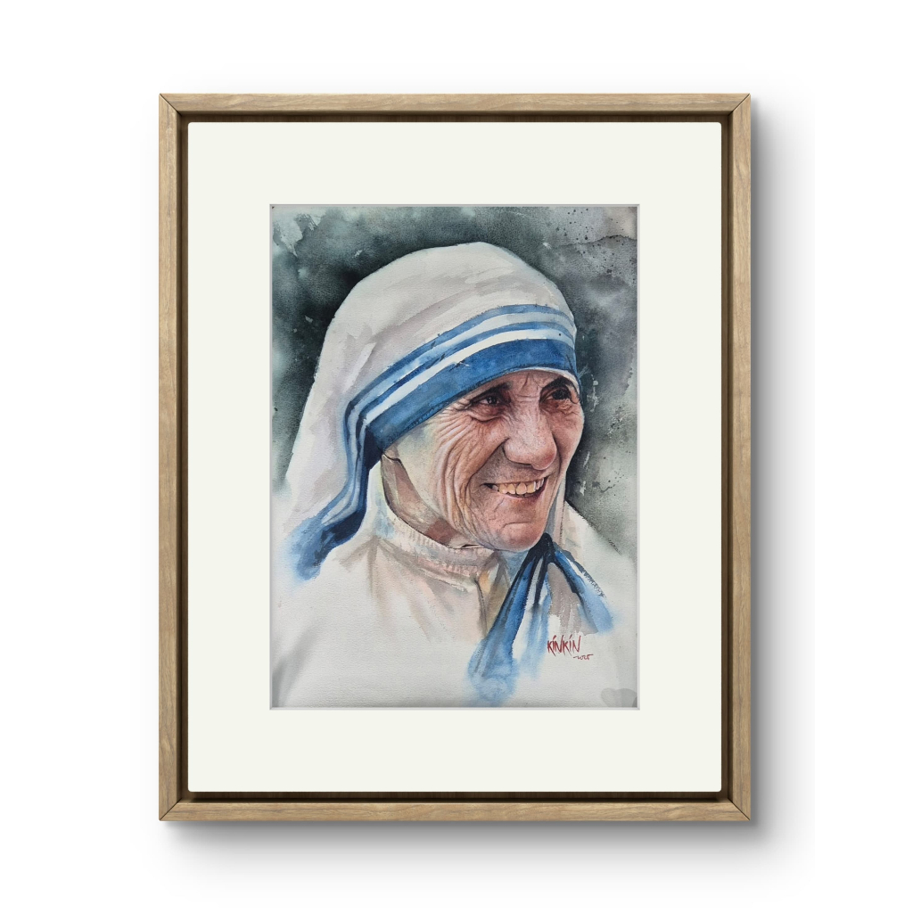 

Lukisan Cat Air Mother Teresa Lukisan Katolik Lukisan Santa Teresa