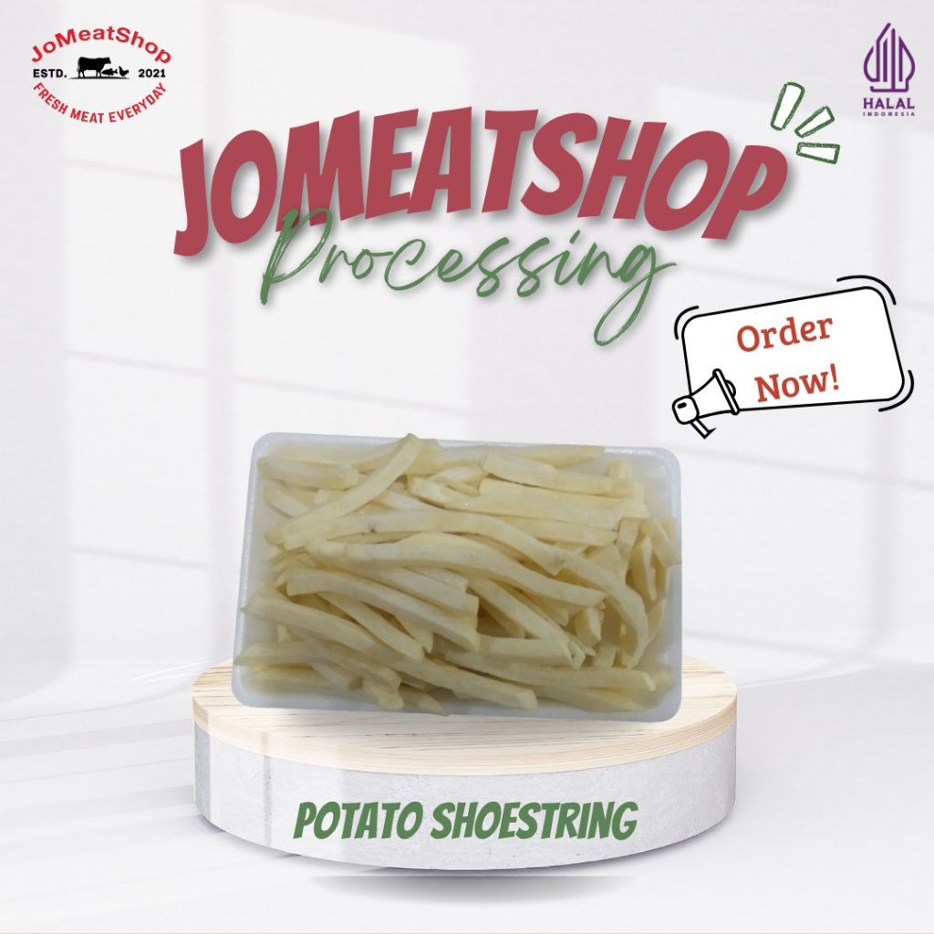 

Potato Shoestring Kentang Goreng/French Fries Straight Cut