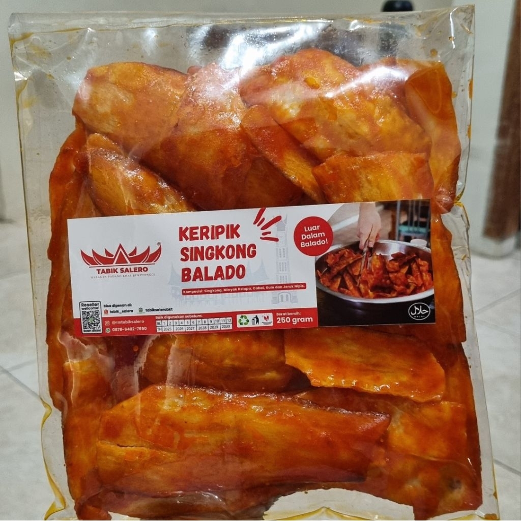 

Keripik Singkong Balado - Keripik Sanjai Balado - Sanjay Balado