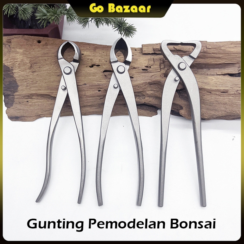 Alat Gunting Pemodelan Bonsai Gunting Simpul Bola Tang Bola Tang Berkebun 21cm Catok Bonsai Cembung