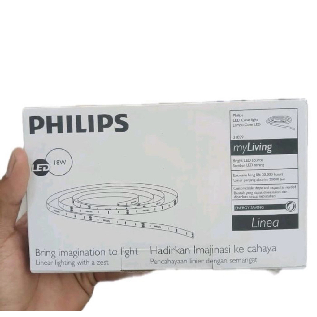 led strip 31059 18w philip / Led Cove light 18w / Lampu Cove LED 18W 1roll
