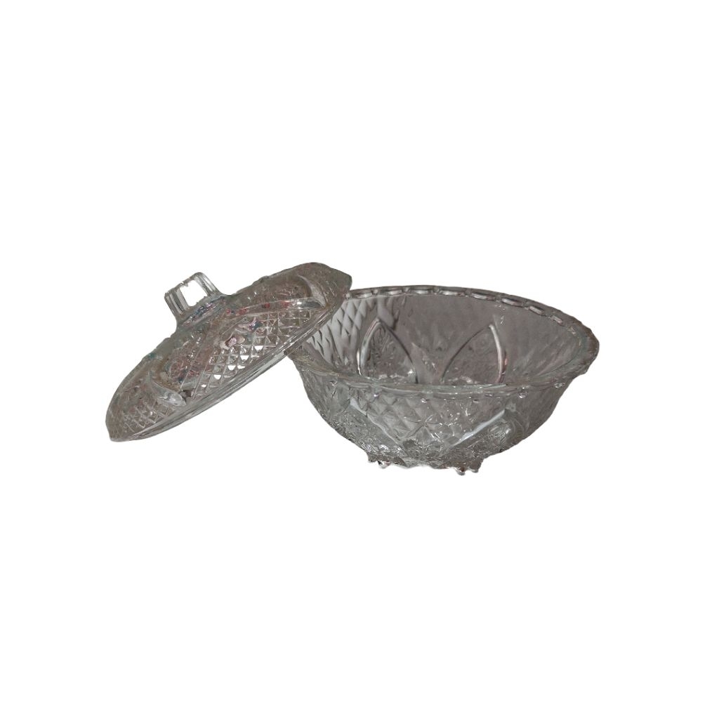 Mangkuk Kaca Kecil + Tutup