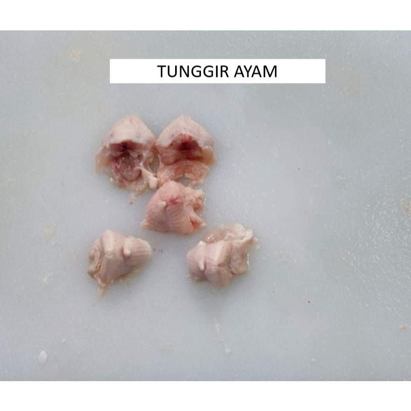 

Tunggir/ Brutu Ayam FRESH & FROZEN Kemasan 1kg HARVESTLAND