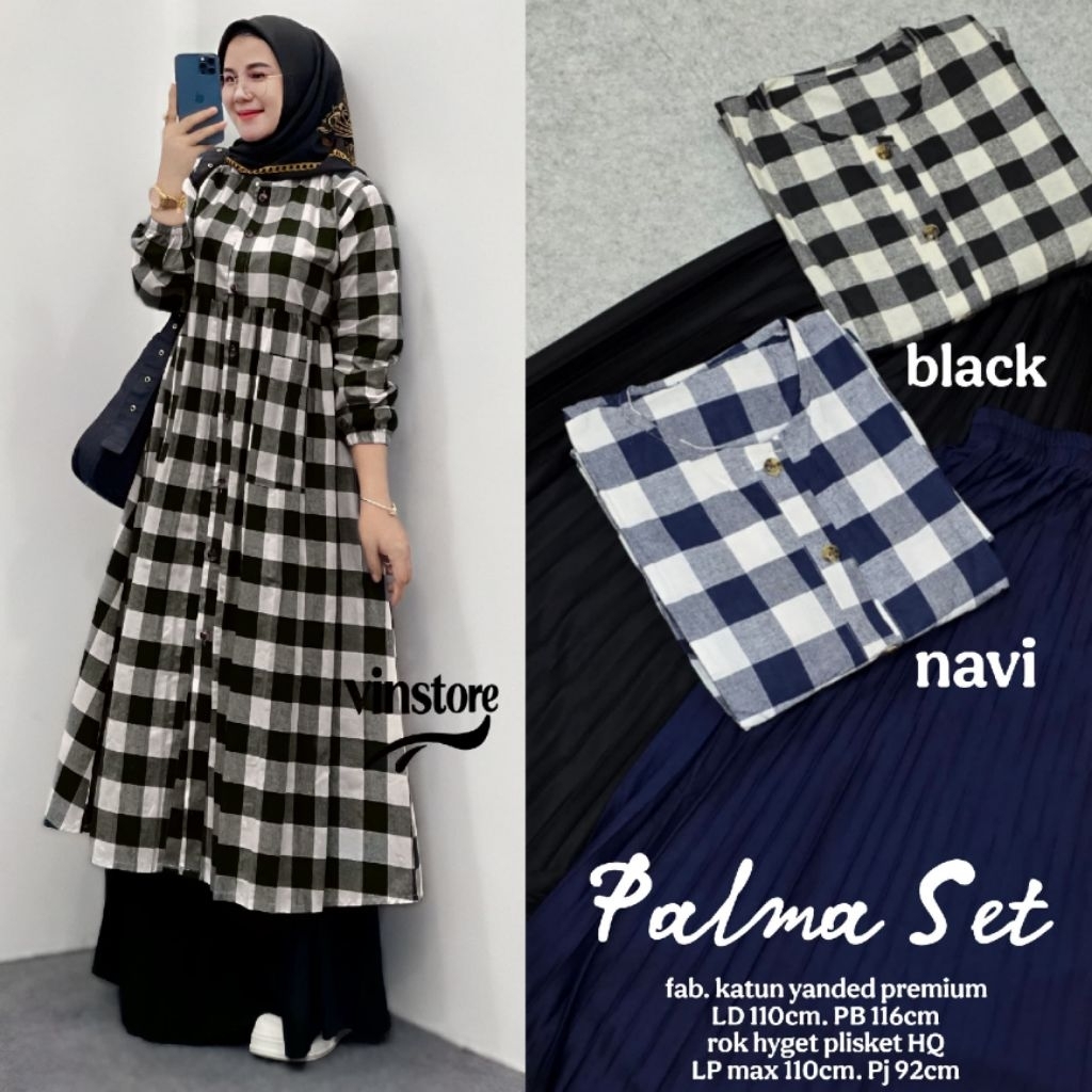 palma set warna hitam