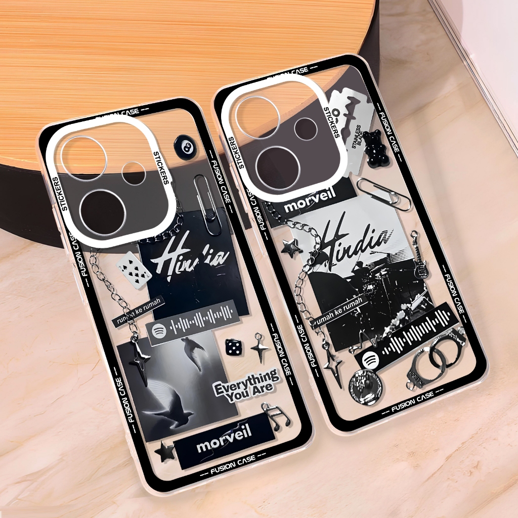 Softcase Casing Bening2Xiaomi Redmi 13X 13 4G Case Hp Transparan Anti Gores Terbaru NBX-15