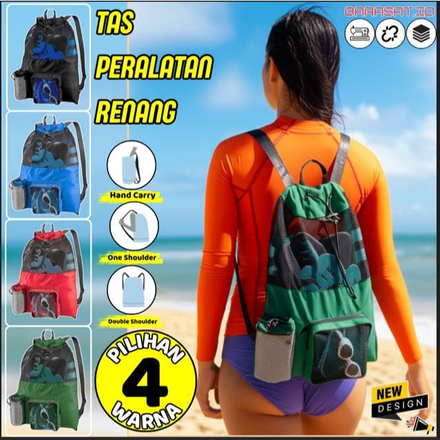 Waterproof Bag Tas Peralatan Snorkeling Untuk membawa Alat Lengkap Olahraga Berenang Menyelam Pantai