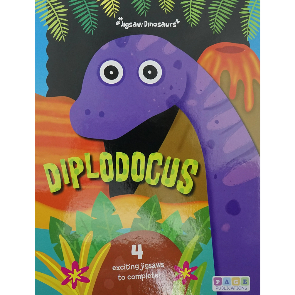 [BBW - ACTIVITY BOOK] Jigsaw Dinosaurs : Diplodocus