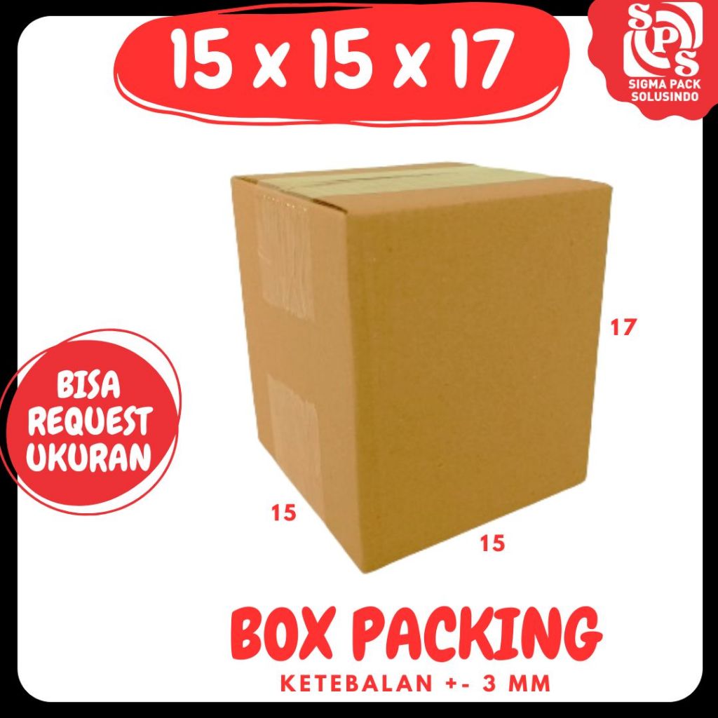 

Kardus 15x15x17 Packing Olshop Box A1 Dus Kotak Kemasan Aksesoris Souvenir Madu Parfum Zigma Shop