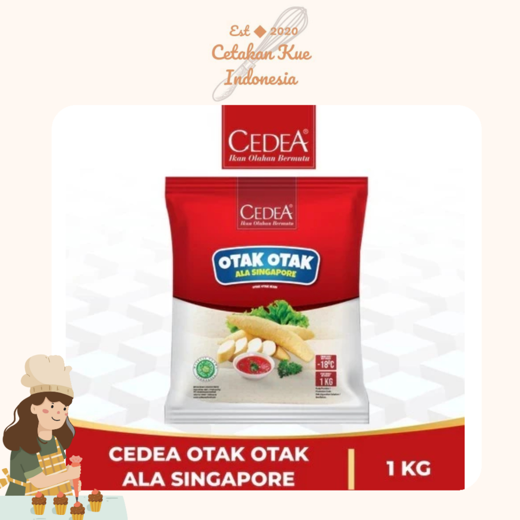 

{CKI} Cedea Otak Otak Singapore 1kg Otak Otak Ikan Halal