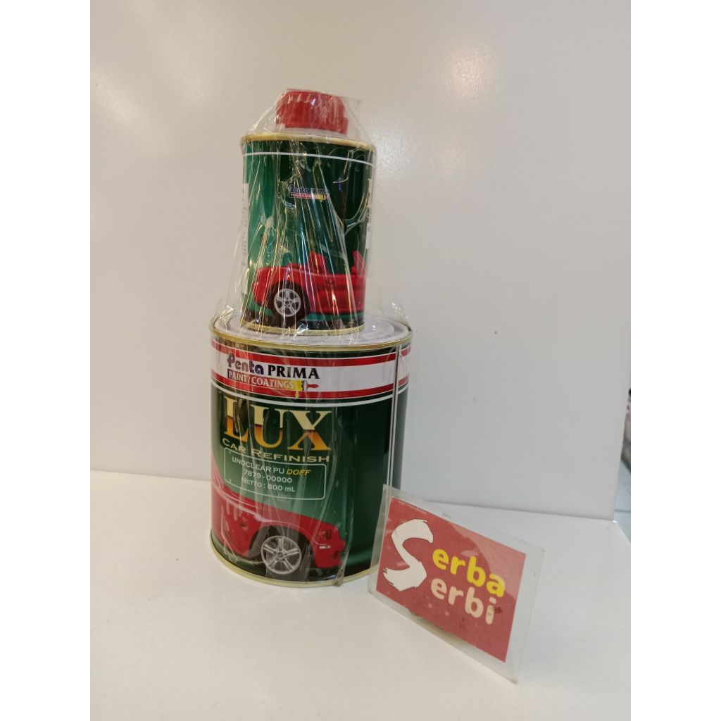 -/SET 1LITER LUX CLEAR-Cat unoclear pu car refinish hardener