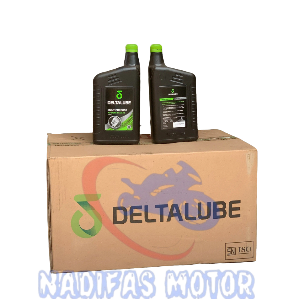 Oli DELTALUBE MULTIPURPOSE 757 SAE-30 1 Liter 1 Dus Isi 20 Botol Original Oil Mesin Diesel Motorcycl