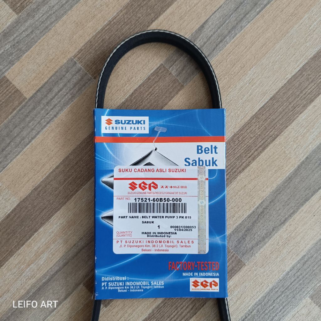 FANBELT SUZUKI AMENITY ESTEEM 3PK 815 SGP ORIGINAL