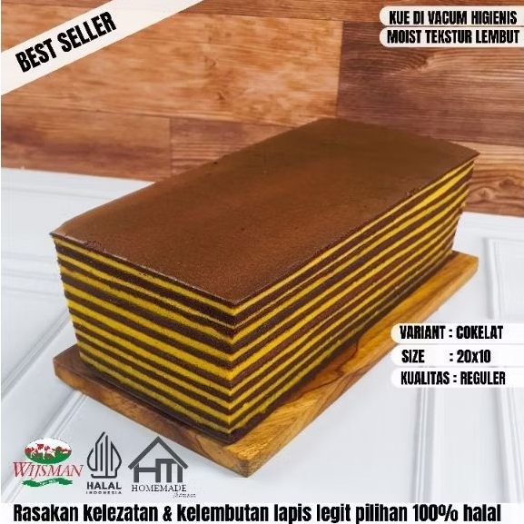 

LAPIS LEGIT COKLAT REGULER 20x10 ENAK