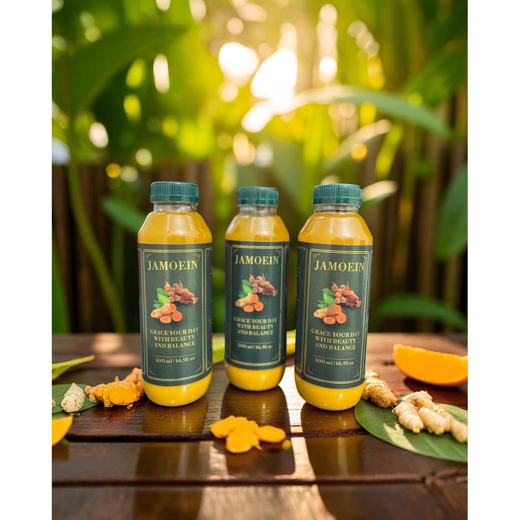 

Jamoein/Kunyit asam NO SUGAR Premium 500ml/Nyeri haid/tanpa bahan pengawet/detoks alami