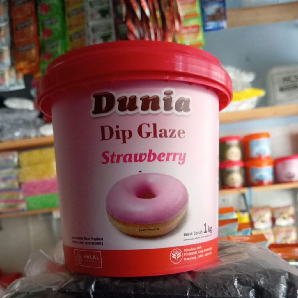 

glaze strawberry dip glaze dunia strawberry 1 kg