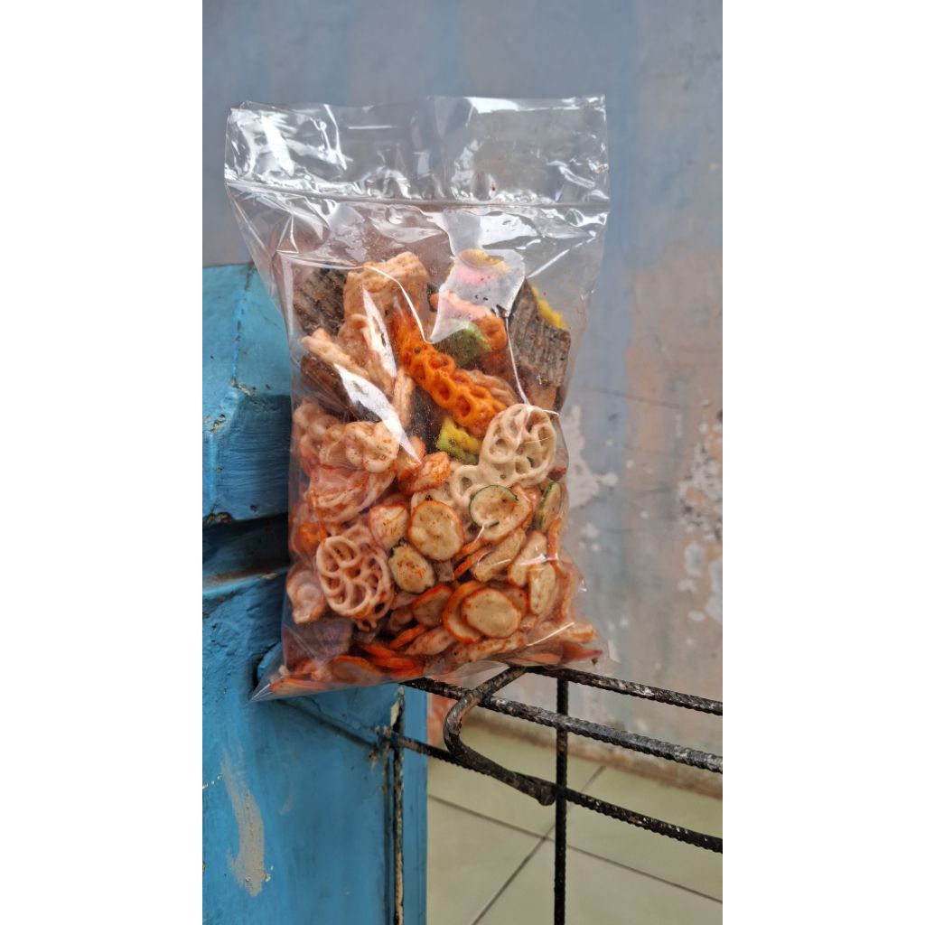 

seblak mix campur balado pedas manis 500 gram seblak mix campur balado jagung bakar 500 gram