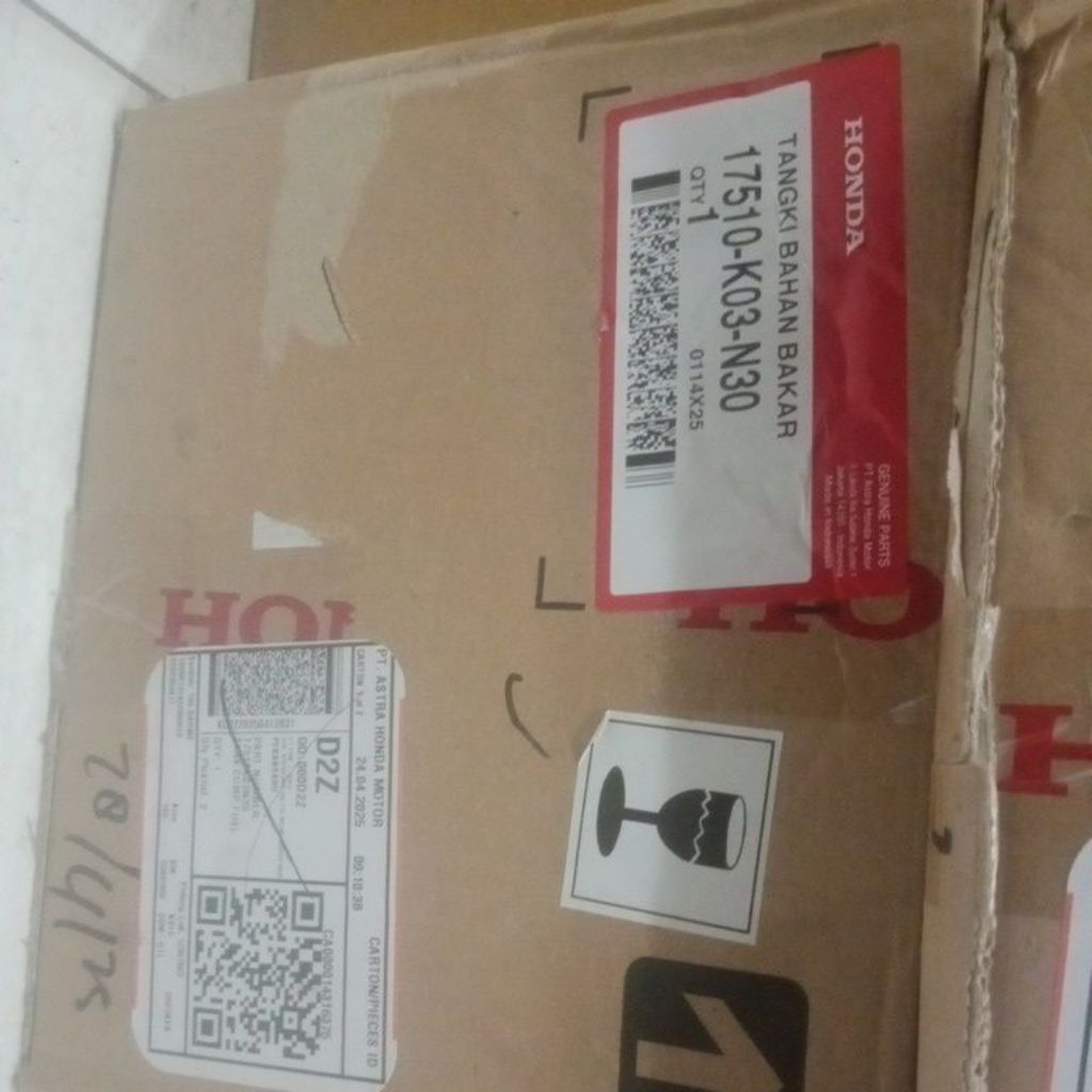 Tanki Revo Fit FI / Supra X 125 Fi Original AHM 17510K03N30