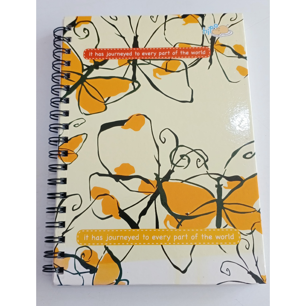 

NOTEBOOK HARDCOVER JILID SPIRAL DESAIN BUTTERFLY COVER/ BUKU TULIS DAN BUKU AGENDA MURAH