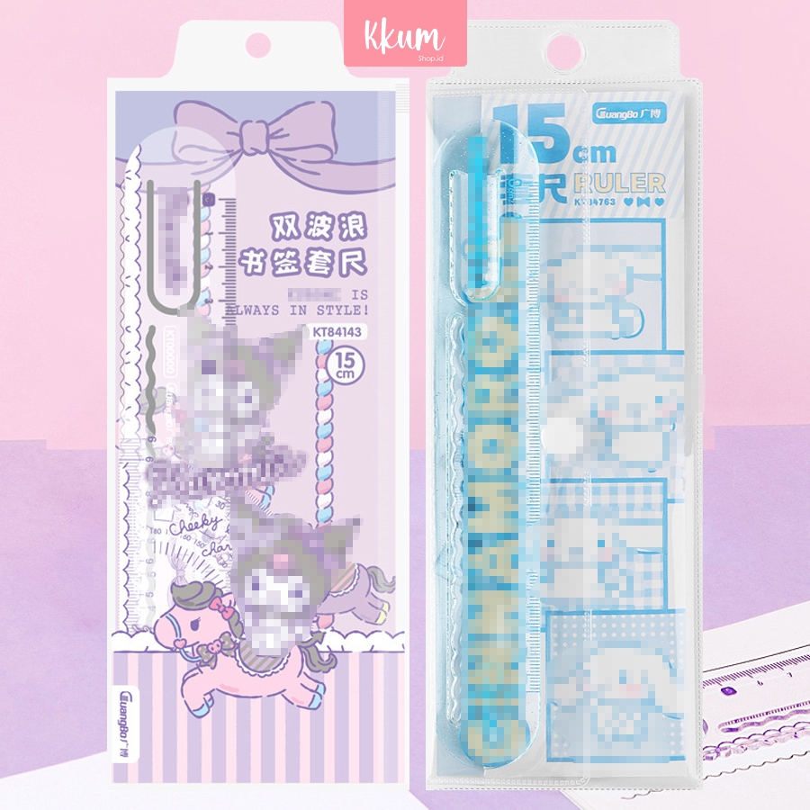 

4PCS Set Penggaris Lucu15CM Ruler