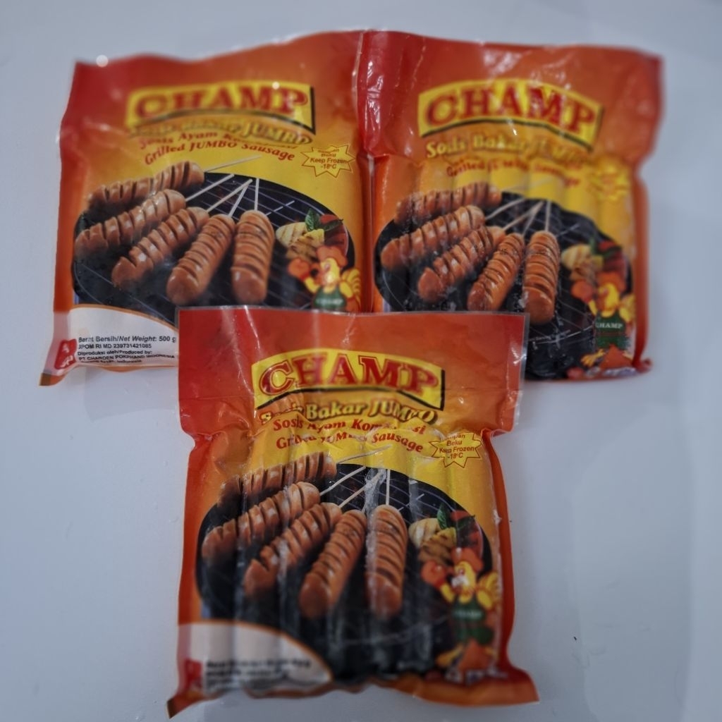 

Champ Sosis Bakar Jumbo 500gr/Cam sosis