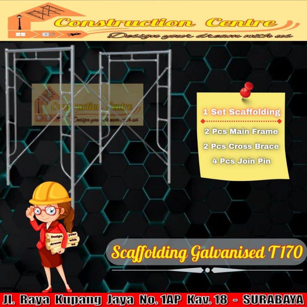scaffolding galvanis 170