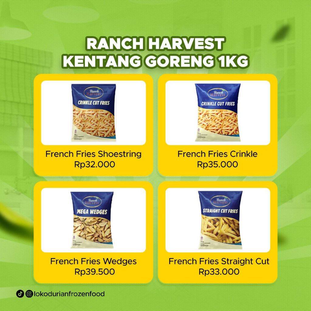 

Ranch Harvest French Fries - Straight Cut