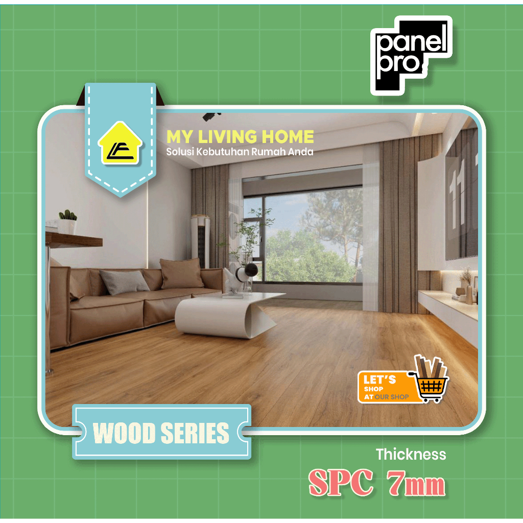 Lantai SPC PANELPRO 7mm | WOOD SERIES