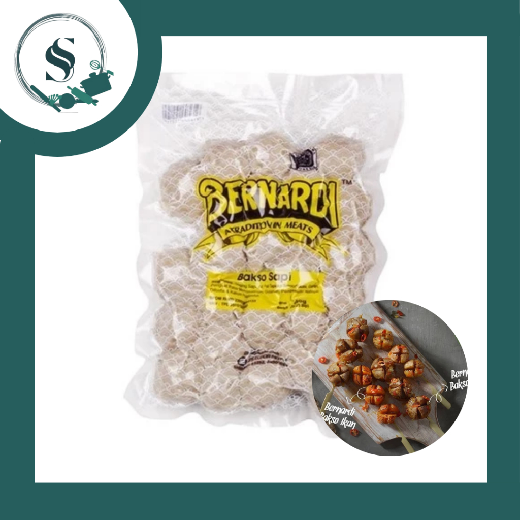 

(SM) BERNARDI BAKSO SAPI HALUS FROZEN 720GR | Frozen Food Bakso Sapi Halus Kecil Isi 100 Bakso Sapi Kecil Bernardi