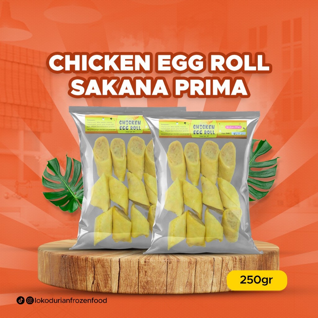 

Chicken Egg Roll Sakana Prima - Isi 10 pcs