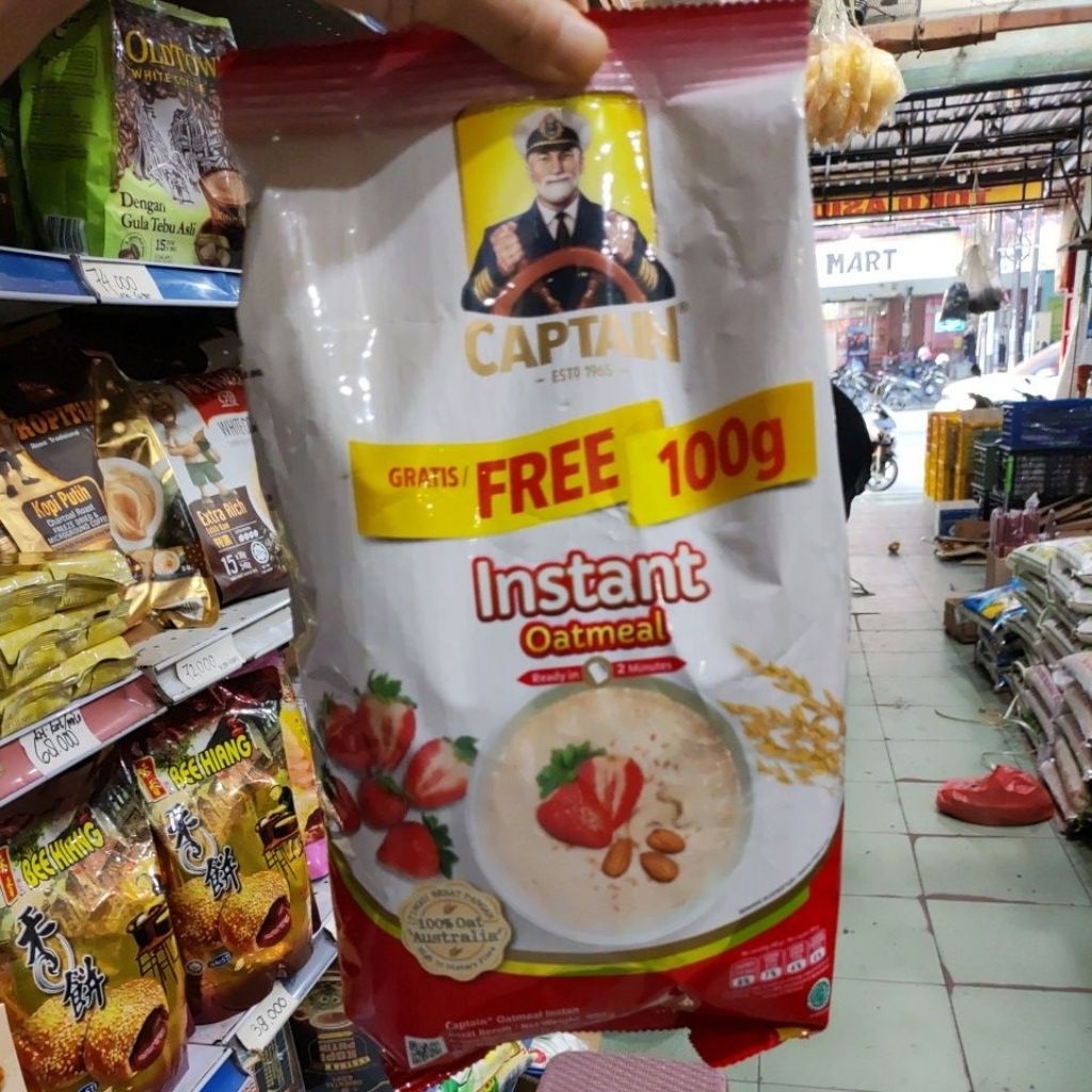 

Captain oats Instan 900gr Cereal Oatmeal