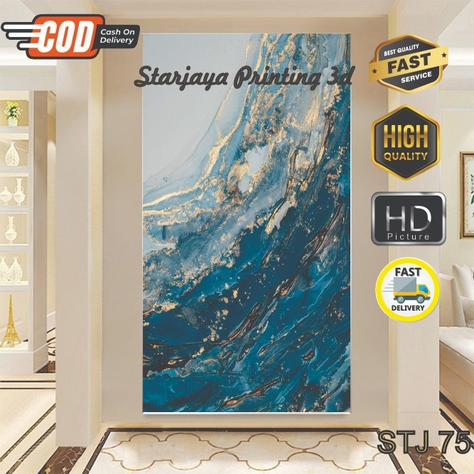 Wallpaper Custom | Wallpaper Custom Ruang TV | Wallpaper Custom Motif Abstrak 4 | Wallpaper Custom G