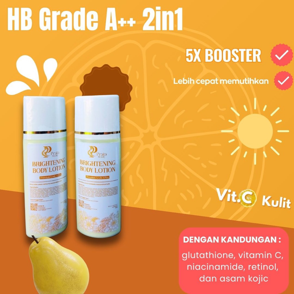 HB Grade A Pemutih Badan Ampuh