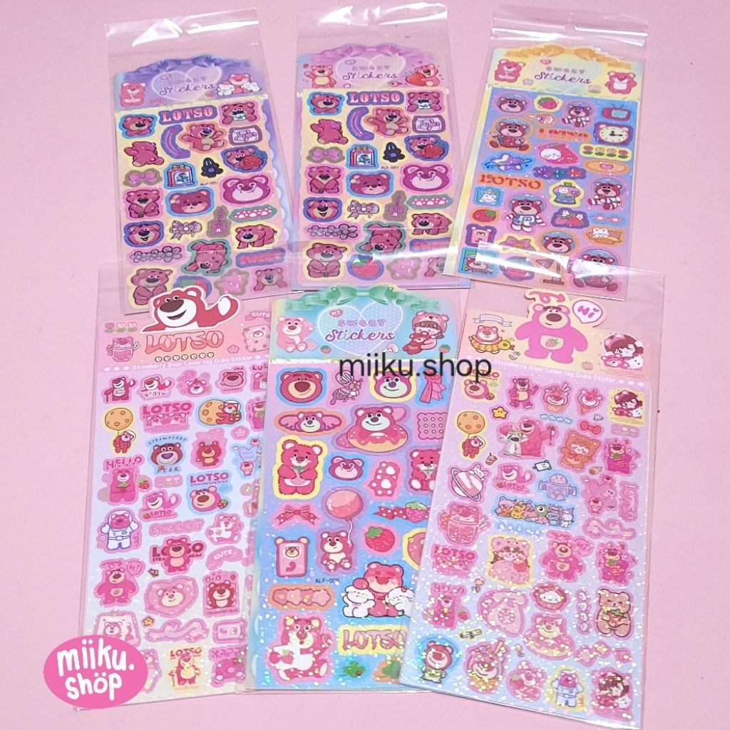 

STIKER GLITER KARAKTER LOTSO