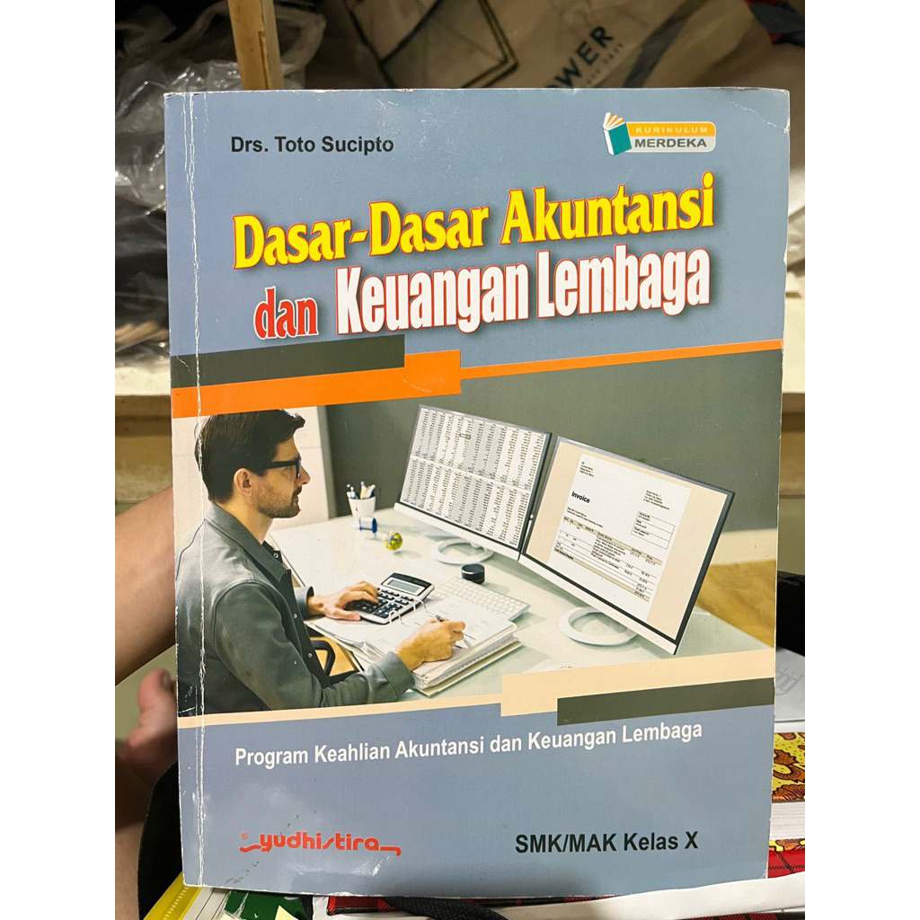 buku paket dasar dasar akuntansi dan keuangan lembaga Yudhistira kelas 10