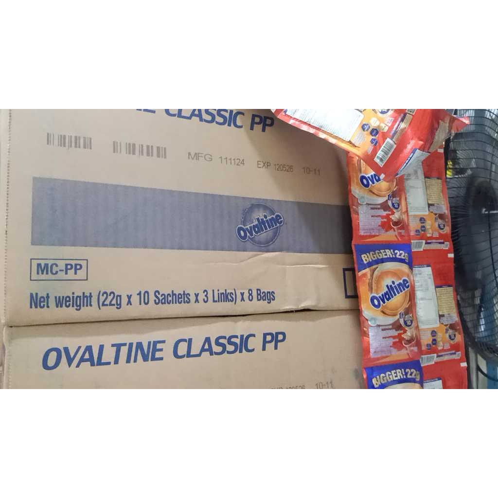 

1 DUS OVALTINE CLASSIC SUSU BUBUK COKELAT 22 GRAM ISI 240 SACHET/24 RENTENG