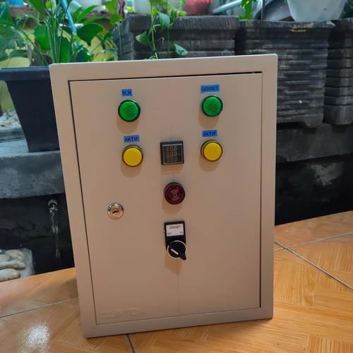 Panel ATS PLN Genset, Manual Start Auto Stop Genset