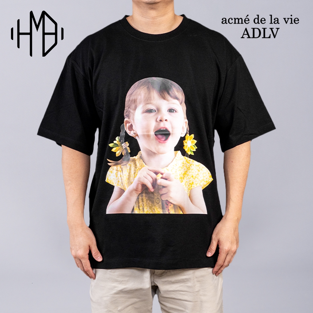 ADLV Acme De La Vie Baby Face Flower Earrings Girl Tee acmedelavie 100% Authentic