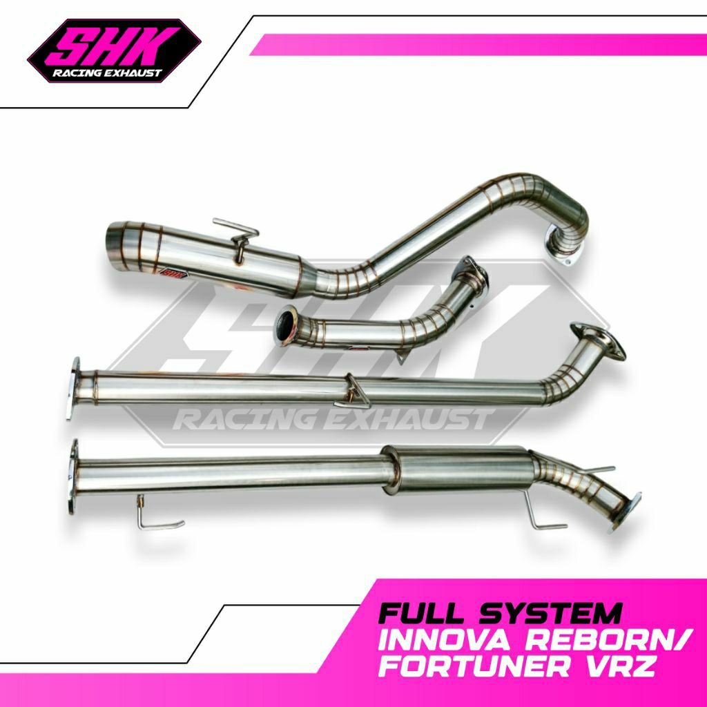 kenalpot full system Innova reborn / Fortuner vrz