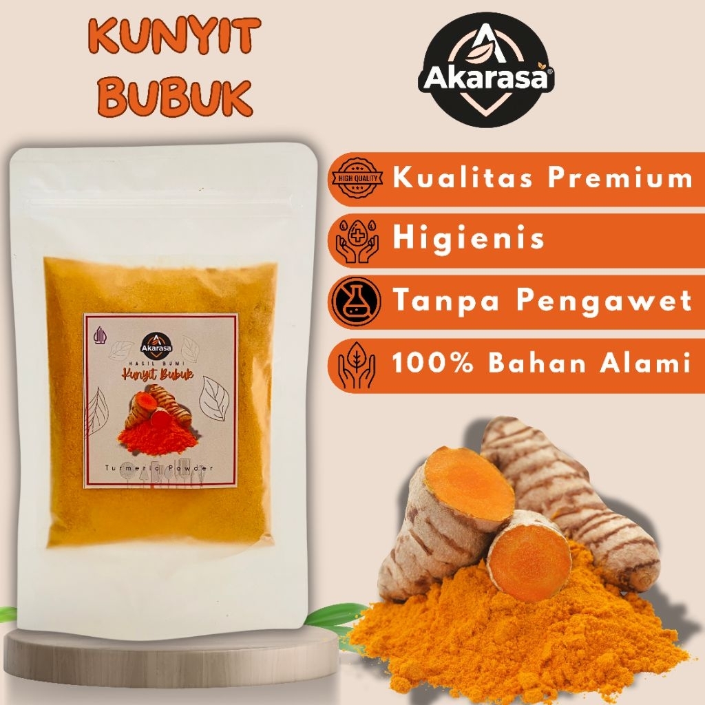 

Kunyit Bubuk Murni / Turmeric Powder / Ground Turmeric / Rempah Dapur Tradisional